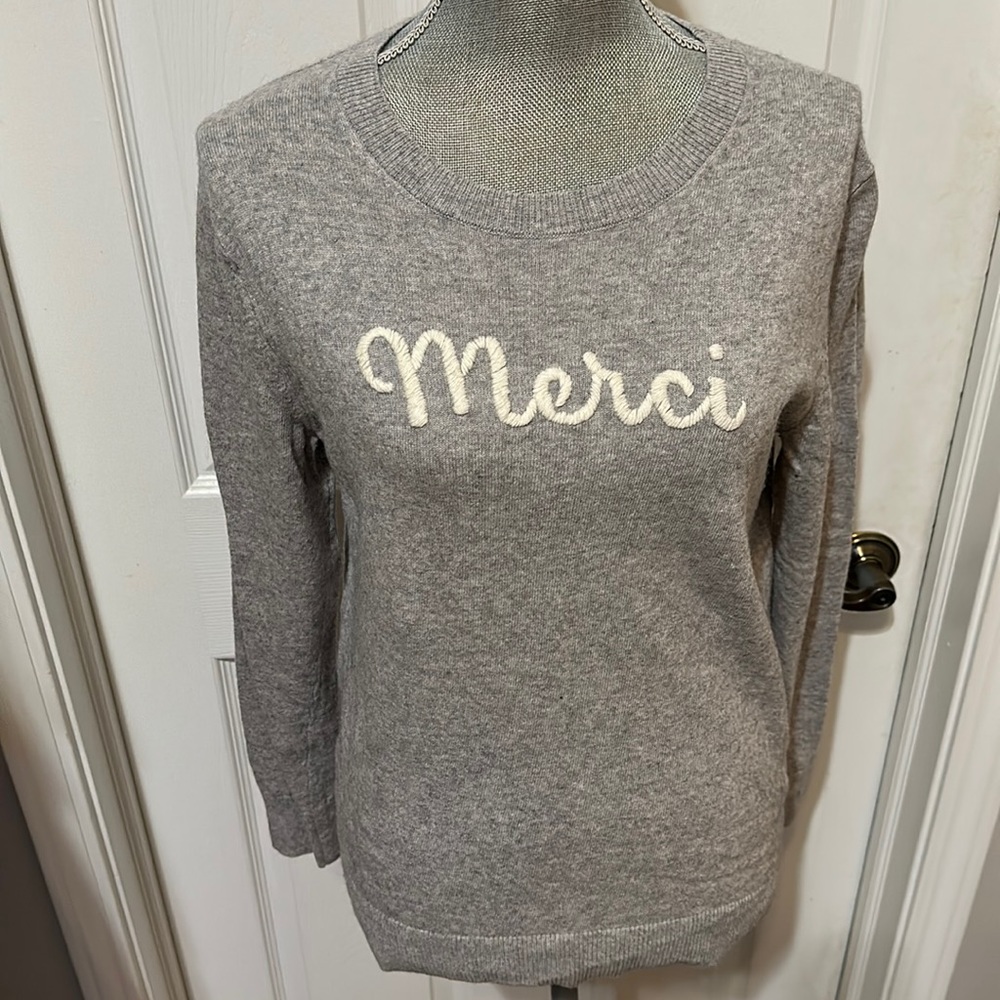 Banana Republic Merci Grey Sweater Size M